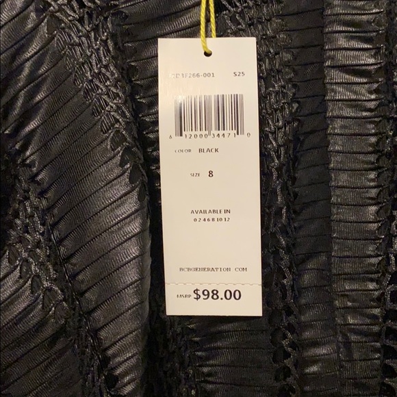 NWT bcbg black skirt - Picture 3 of 4